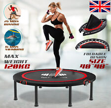 Mini Trampoline Foldable Fitness Jumper Rebounder Bouncer Excercise Gym 40 / 48"