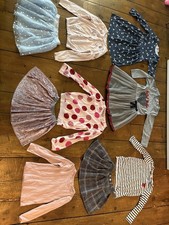 4-5 years old Girls Spring and Autumn clothes, small bundle of 9 items