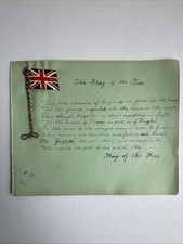 Antique WW1 Signed Vintage