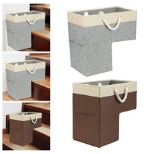 Stair Basket with Handles Stair Storage Baskets Ladder Basket Staircase Storage