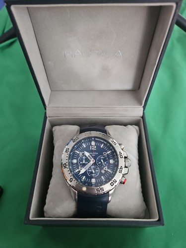 Nautica men watch blue dial - nautica,