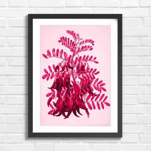 Vintage red hanging flower - vintage,
