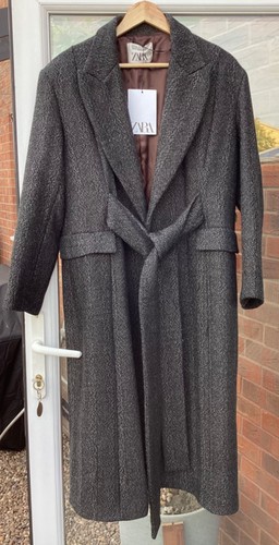 Bnwt zara studio wool mix - wool, dark