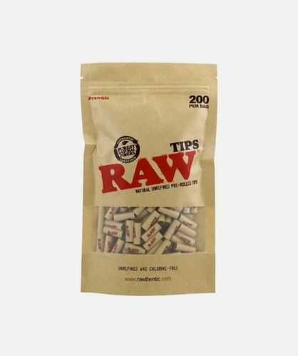 200pc raw pre rolled tips - 200pc,