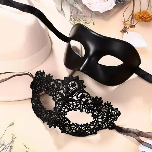 2pcs lace masquerade - lace, set