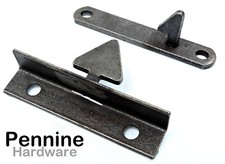 Replacement Metal Bolt On Gate Catch Strike Plate - Angled or Flat