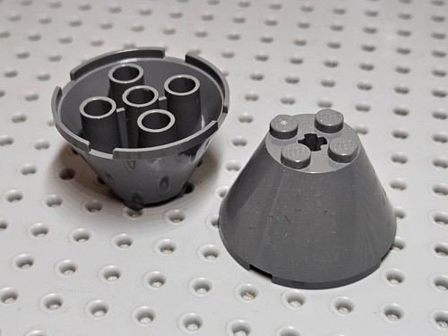 Lego cone 4x4x2 with - cone, hole