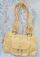MATTIES  Soft Leather Twin Handle  Short Shoulder Bag in Buttermilk Colour