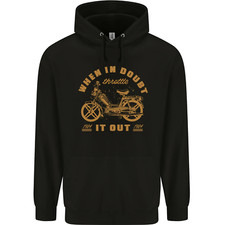 In Doubt Moped Biker