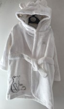 9-12 Months Cream Hooded Plush