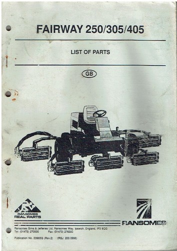 Ransomes fairway 205 305 - 205, /
