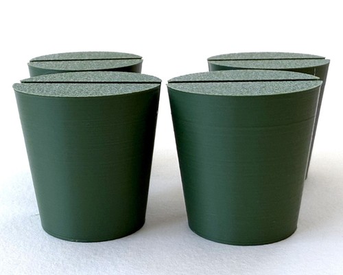 Pack four green display - four,