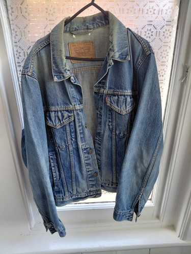 Vintage levi denim trucker - denim,