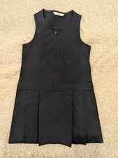 New Marks & Spencer 3-4 Years Pinafore. Navy Blue M&S. Crease resistant