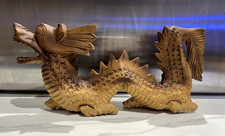 Hand Carved Wooden Dragon