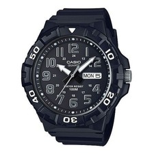 Casio MRW-210H-1AVDF Quartz Diver Watch 100m water resistant BLACK