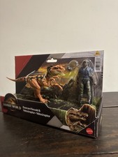 Jurassic World Rebirth Duncan Kincaid And Velociraptor Brand New Sealed