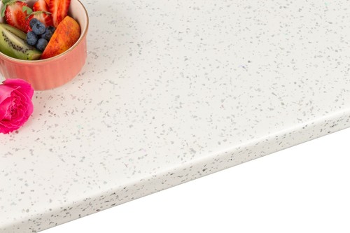 White sparkle laminate - sparkle,