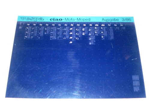 Microfiche spare parts - parts, catalog