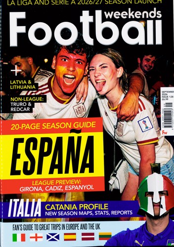 Football weekends magazine sep - magazine,
