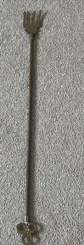 Antique solid brass fireside - antique,