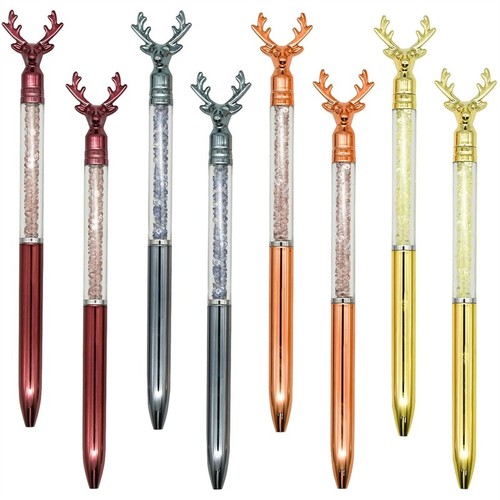 Deer head bling ballpoint pens - deer,