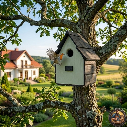 Dusted aloe bird house nest - house,