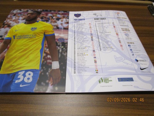 Portsmouth derby county - portsmouth,