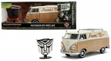 JADA 1/24 TRANSFORMERS RISE OF THE BEASTS WHEELJACK 1962 VW BUS WITH BADGE 34264