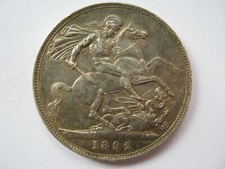 1892 silver Crown GVF EKs