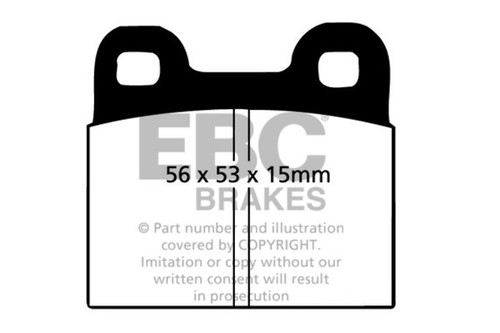 Ebc greenstuff rear brake pads - greenstuff,