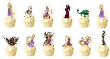 14 Tangled Rapunzel  STAND UP Edible Cupcake Topper Edible Decorations Wafer