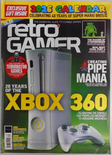 Retro Gamer magazine #279 2025. 20 Years of the XBOX 360 + Super Mario calendar