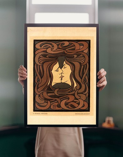The kiss 1900 - kiss, poster