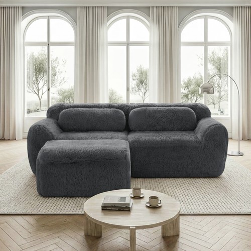 Shaped seater sofa soft - 2-seater,