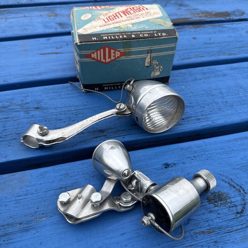 Vtg miller bicycle headlight - vtg,