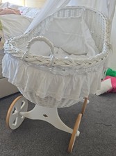 Large Wicker Crib Moses Basket