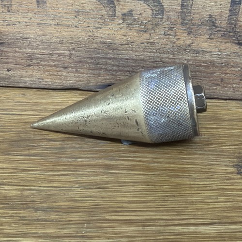 Heavy vintage brass plumb bob - brass,