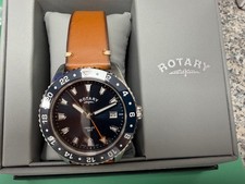 Gents Rotary ‘Henley’ GMT Quartz Watch *BNIB* RRP £239 * GS05108/05