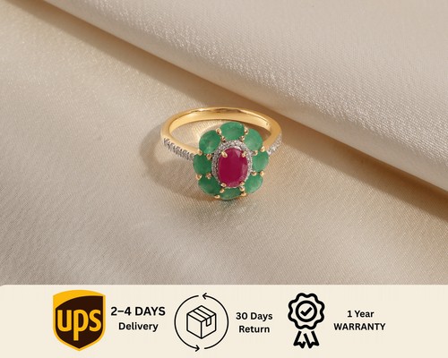 Natural ruby emerald - ruby,