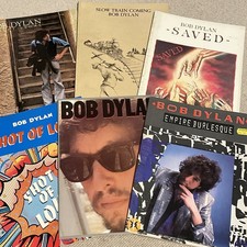 Bob Dylan Sheet Music Books x 6 1978 - 1985 Street Legal To Empire Burlesque