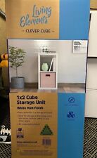 Homebase Living Elements Clever Cube Storage Unit + Insert Cube