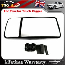 Universal Dual Mirror for Tractor Truck Digger HGV Boosted Vision Split Fixing