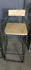 Vintage Industrial PEL Tubular Lab Draftsman Chair Stool Breakfast Bar