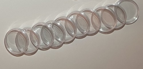 Coin capsules 30mm clear - coin,