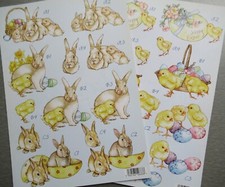 Easter Die Cut Decoupage