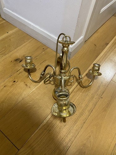 Bronze three candle light - candle,