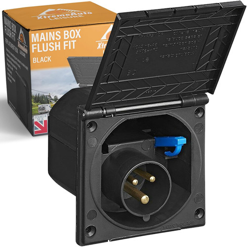 240v mains flush fit socket - fit,