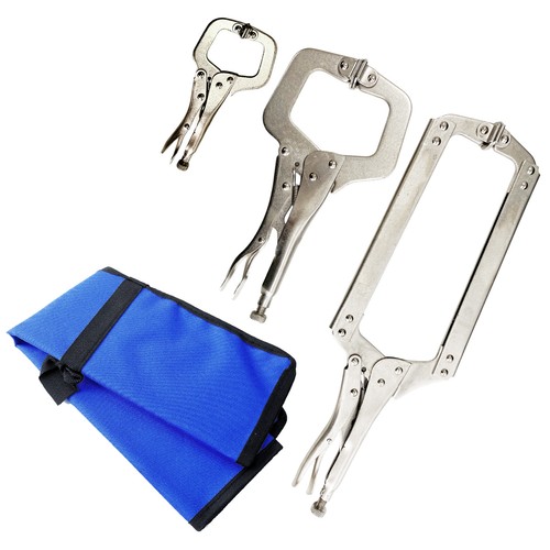 3pc locking welding clamp - locking, set