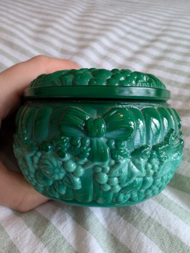 Malachite glass jade powder - malachite,